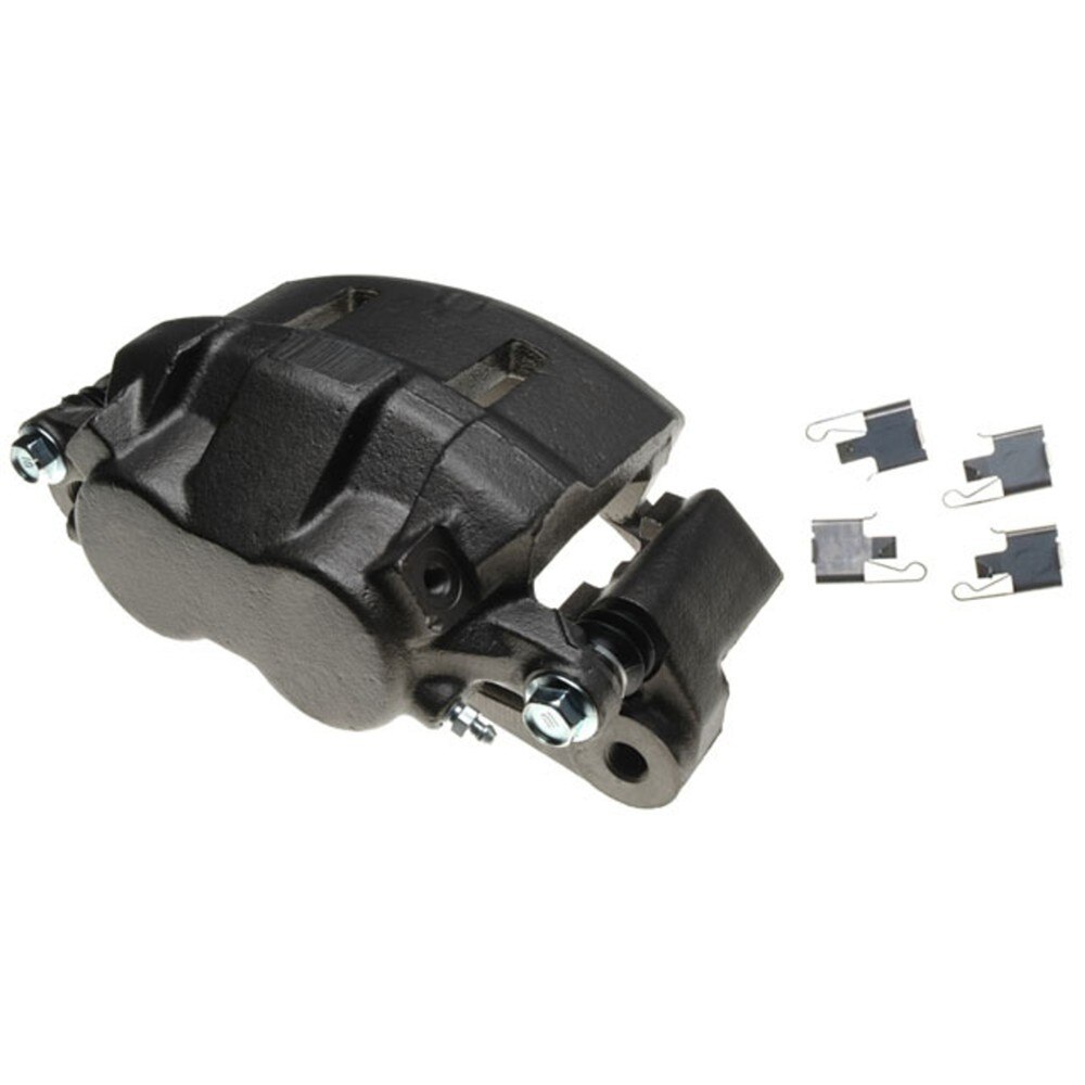 ACDelco Gold Front Passenger Side Disc Brake Caliper Assembly (Friction Ready Non-Coated), Remanufactured