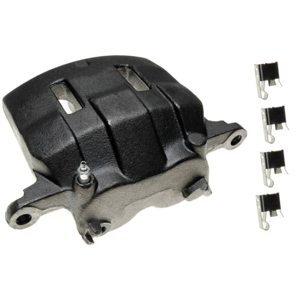 ACDelco Gold Front Passenger Side Disc Brake Caliper Assembly (Friction Ready Non-Coated), Remanufactured
