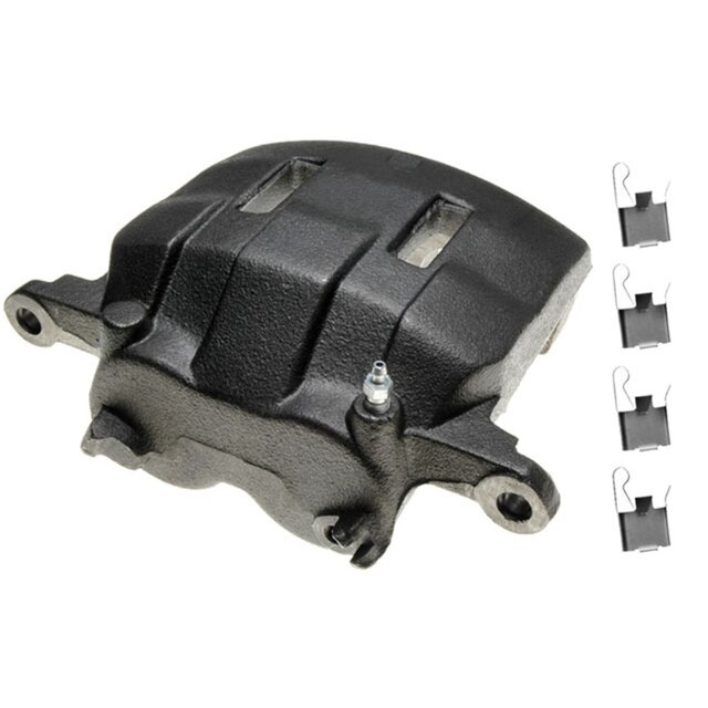 ACDelco Gold Front Driver Side Disc Brake Caliper Assembly (Friction Ready Non-Coated), Remanufactured