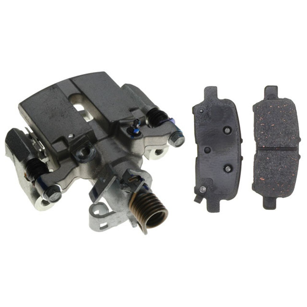 ACDelco Gold Rear Passenger Side Disc Brake Caliper Assembly with Ceramic Pads (Loaded Non-Coated), Remanufactured