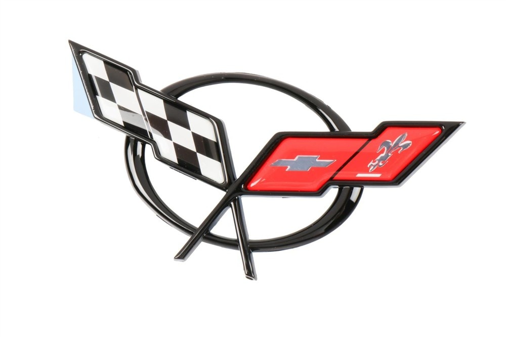 GM Genuine Parts Front Bumper Fascia Crossed-Flags Logo