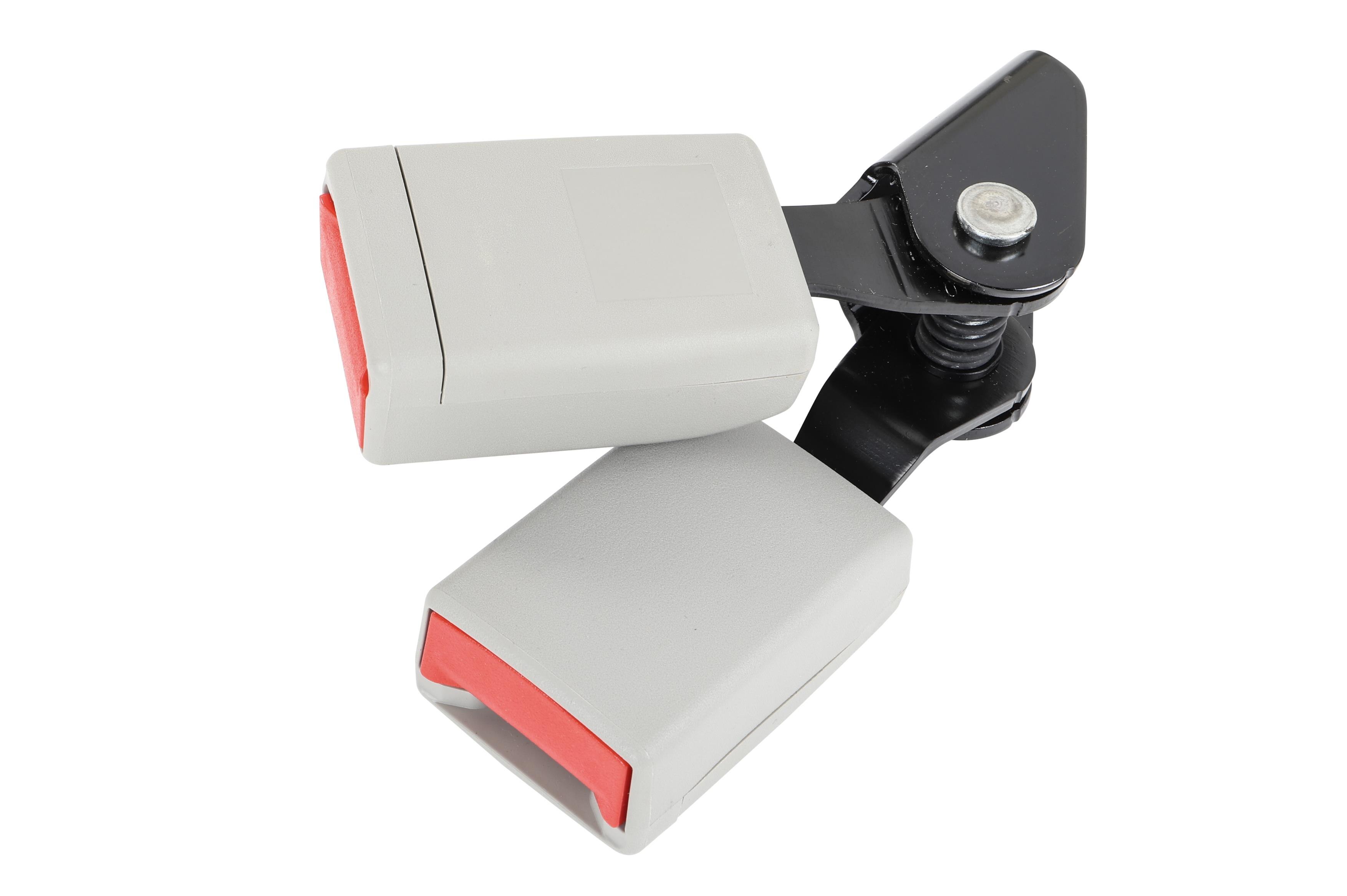 GM Genuine Parts Light Titanium Rear Passenger Side Seat Belt with Buckle