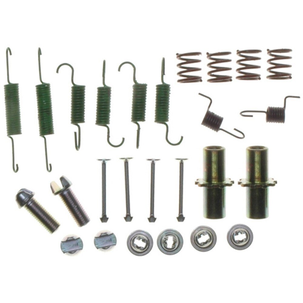 ACDelco Gold Rear Parking Brake Hardware Kit with Springs, Adjusters, Pins, and Retainers
