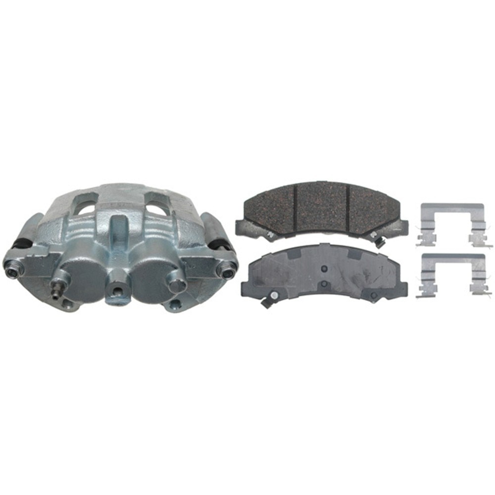 ACDelco Gold Front Driver Side Disc Brake Caliper Assembly with Ceramic Pads (Loaded Non-Coated), Remanufactured