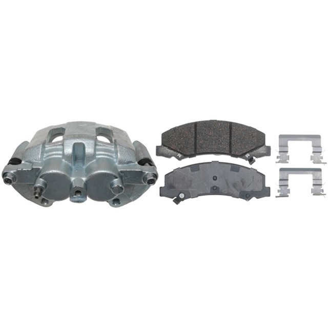 ACDelco Gold Front Driver Side Disc Brake Caliper Assembly with Ceramic Pads (Loaded Non-Coated), Remanufactured