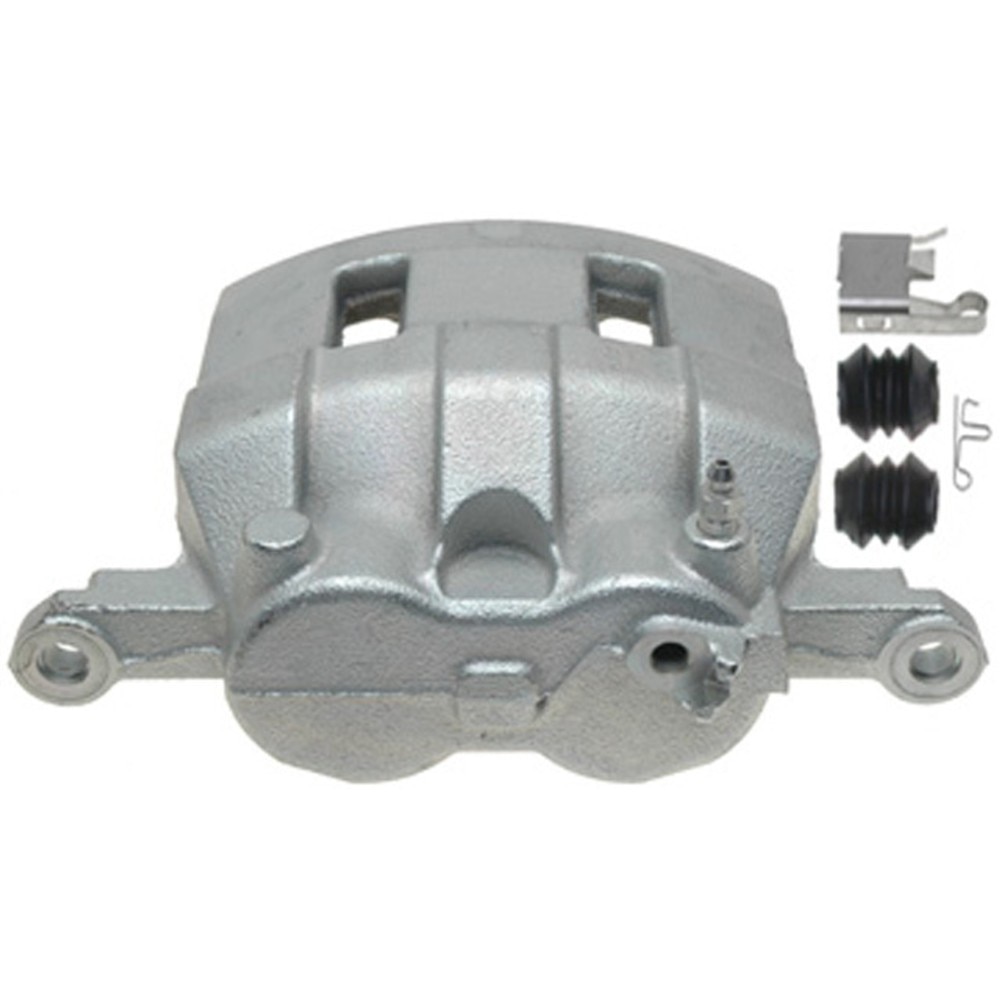 ACDelco Gold Front Disc Brake Caliper Assembly (Friction Ready Non-Coated), Remanufactured