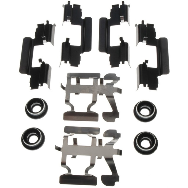 ACDelco Gold Rear Disc Brake Caliper Hardware Kit with Clips, Brackets, and Seals