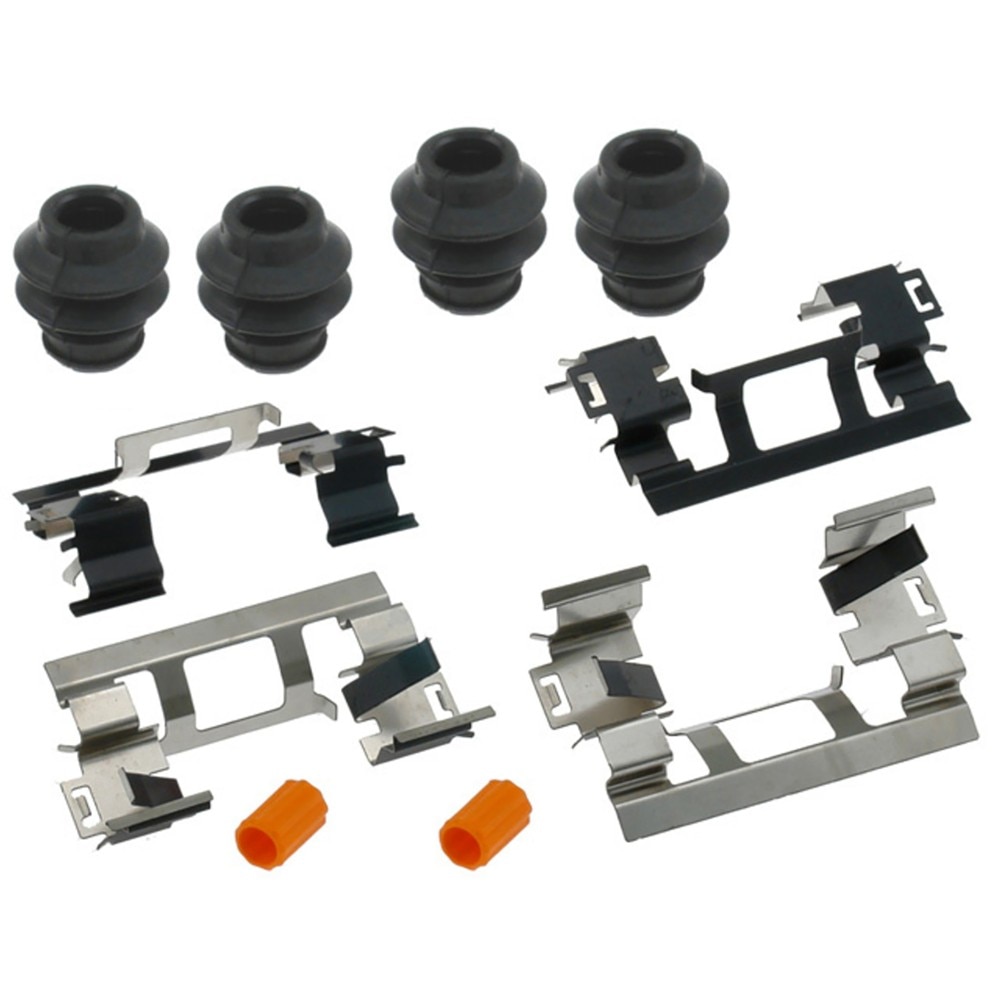ACDelco Gold Front Disc Brake Caliper Hardware Kit with Clips, Seals, Bushings, and Lubricant