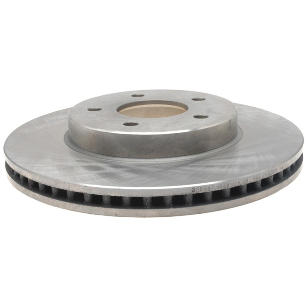 ACDelco Silver Non-Coated Front Disc Brake Rotor