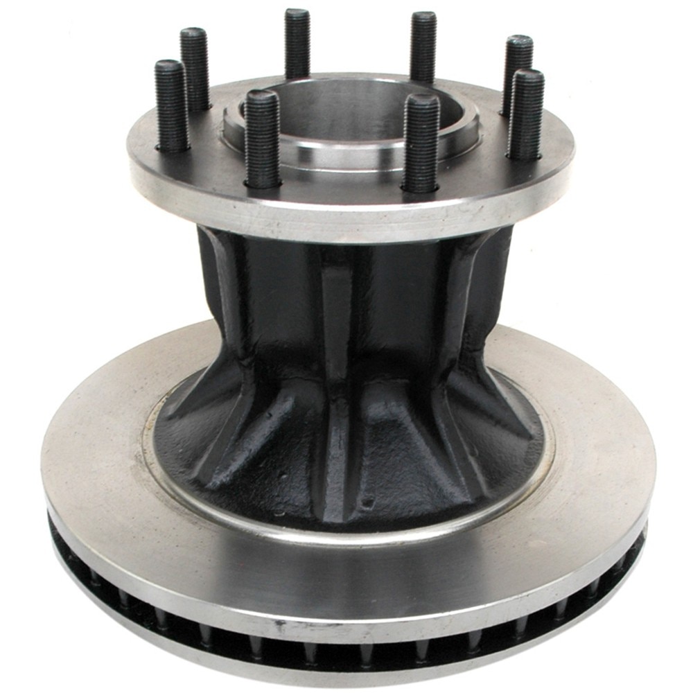 ACDelco Silver Non-Coated Front Disc Brake Rotor and Hub Assembly