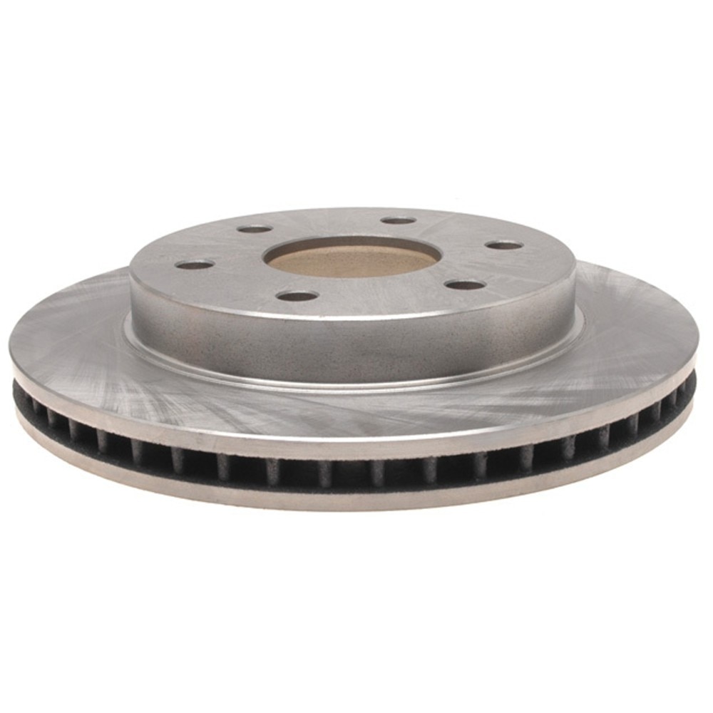 ACDelco Silver Non-Coated Front Disc Brake Rotor