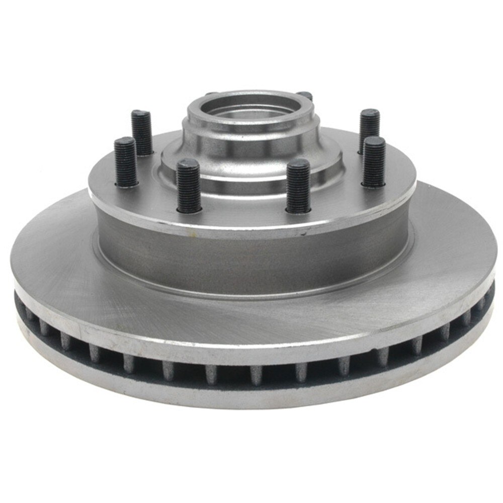 ACDelco Silver Non-Coated Front Disc Brake Rotor and Hub Assembly