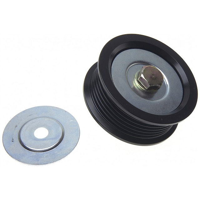 ACDelco Gold Flanged Idler Pulley with Bolt, 2 Dust Shields, Insert, Retainer, and Washer