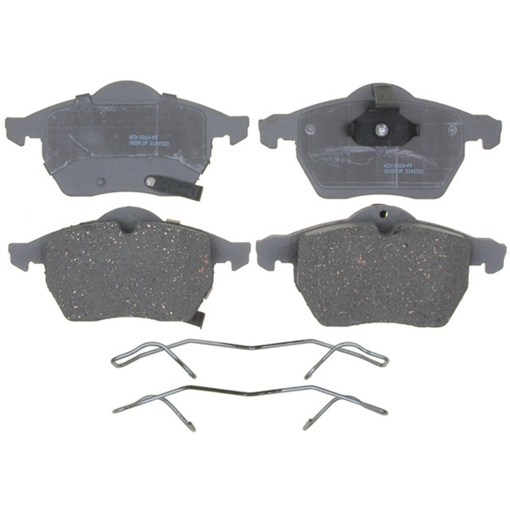 ACDelco Silver Ceramic Front Disc Brake Pad Set with Hardware