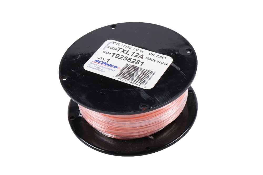 GM Genuine Parts 50 ft Spool of Orange 12 Gauge Thin Wall TXL Wire