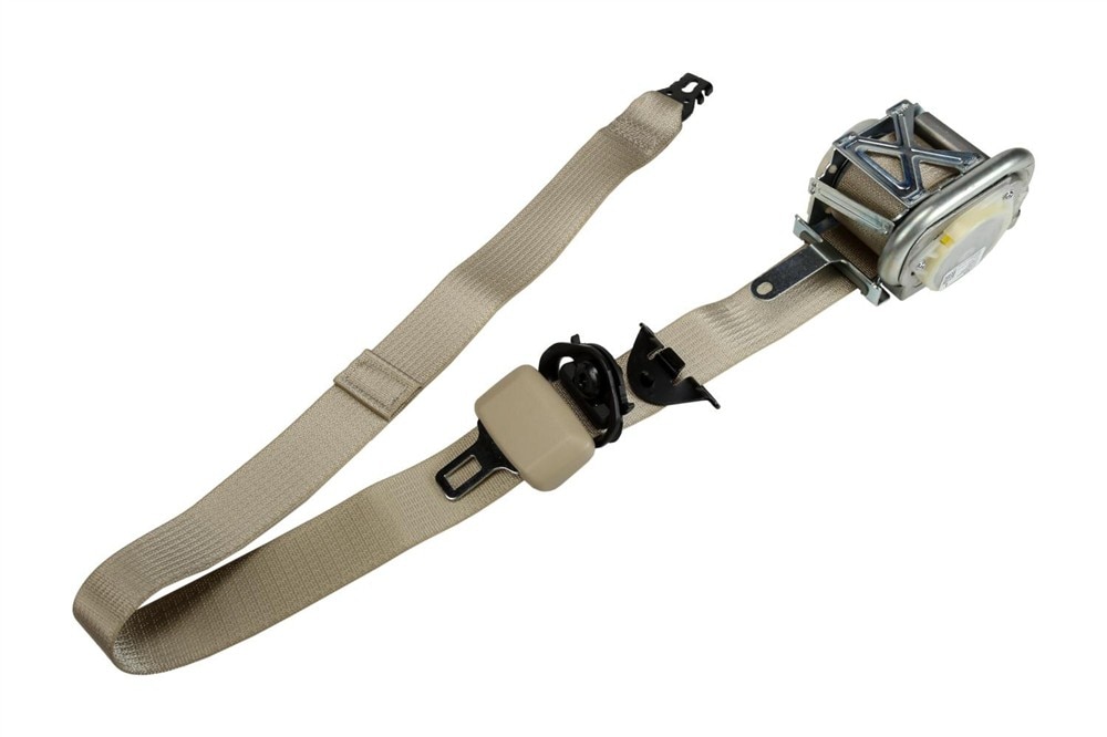 GM Genuine Parts Light Neutral Driver Seat Belt with Retractor and Pre-Tensioner
