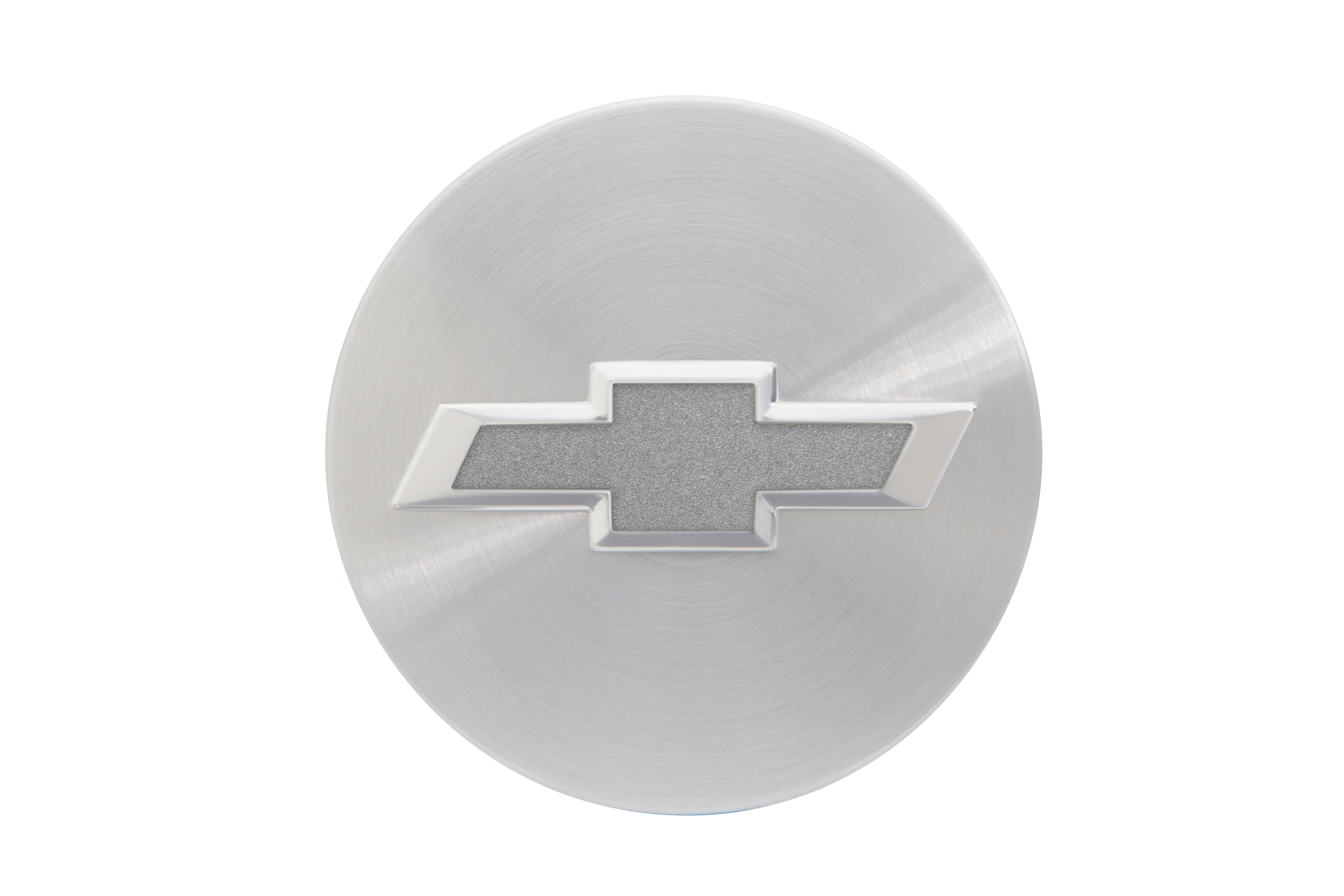 Center Cap in Brushed Aluminum with Bowtie Logo | 19258339