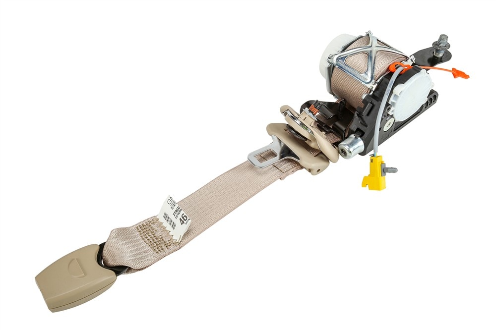 GM Genuine Parts Neutral Passenger Seat Belt with Retractor and Pre-Tensioner