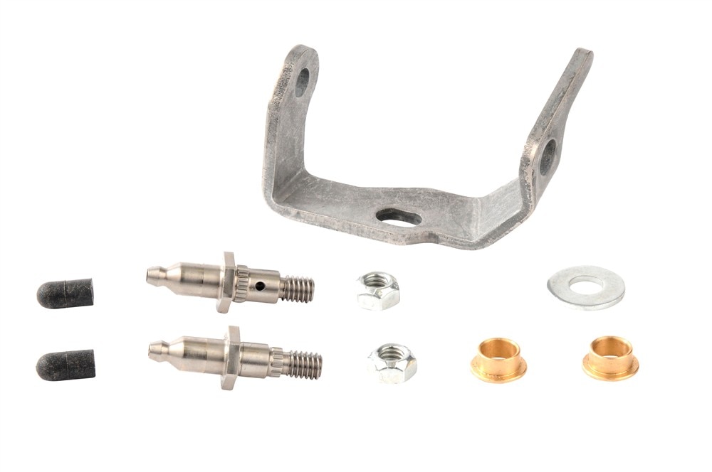 GM Genuine Parts Front Door Hinge Pin Kit with Upper and Lower Pins, Bracket, Bushings, Washer, Caps, and Nuts
