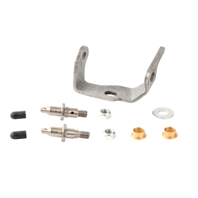 GM Genuine Parts Front Door Hinge Pin Kit with Upper and Lower Pins, Bracket, Bushings, Washer, Caps, and Nuts
