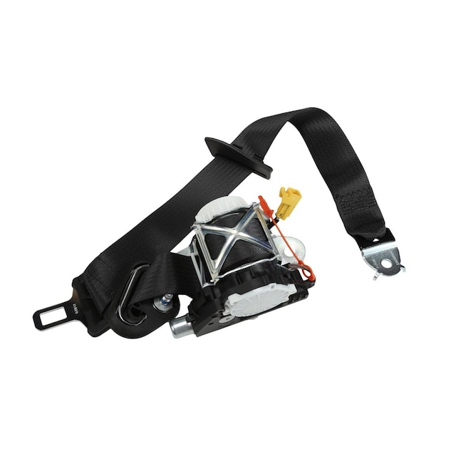 GM Genuine Parts Ebony Passenger Seat Belt with Retractor and Pre-Tensioner