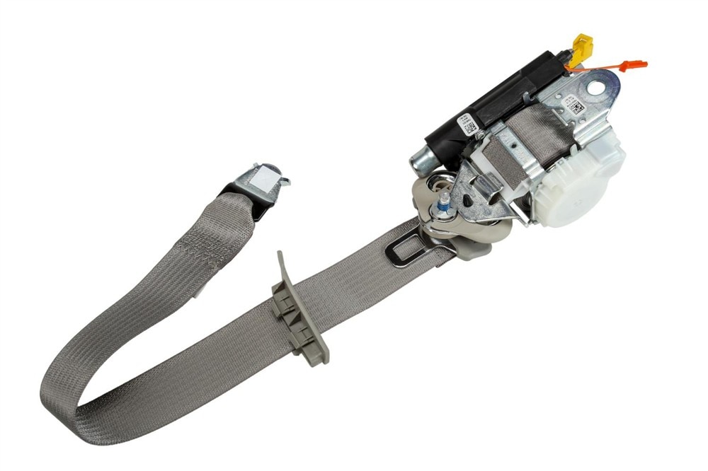 GM Genuine Parts Light Titanium Driver Seat Belt with Retractor and Pre-Tensioner