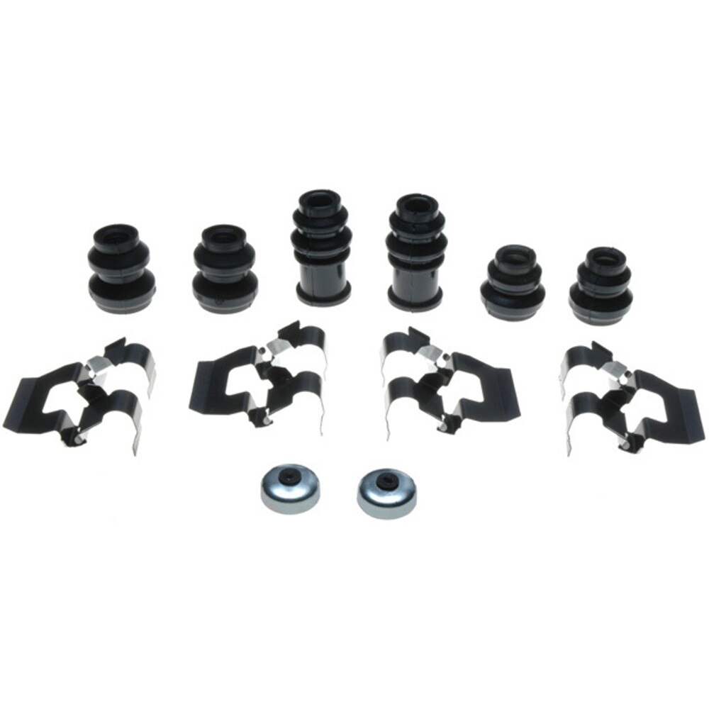 ACDelco Gold Rear Disc Brake Caliper Hardware Kit with Clips, Seals, Bushings, and Caps