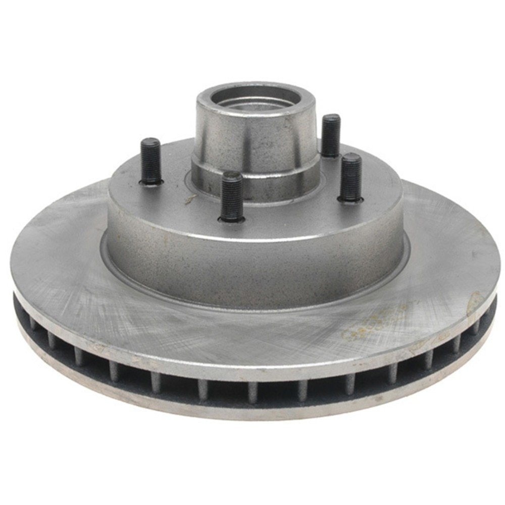 ACDelco Silver Non-Coated Front Disc Brake Rotor and Hub Assembly