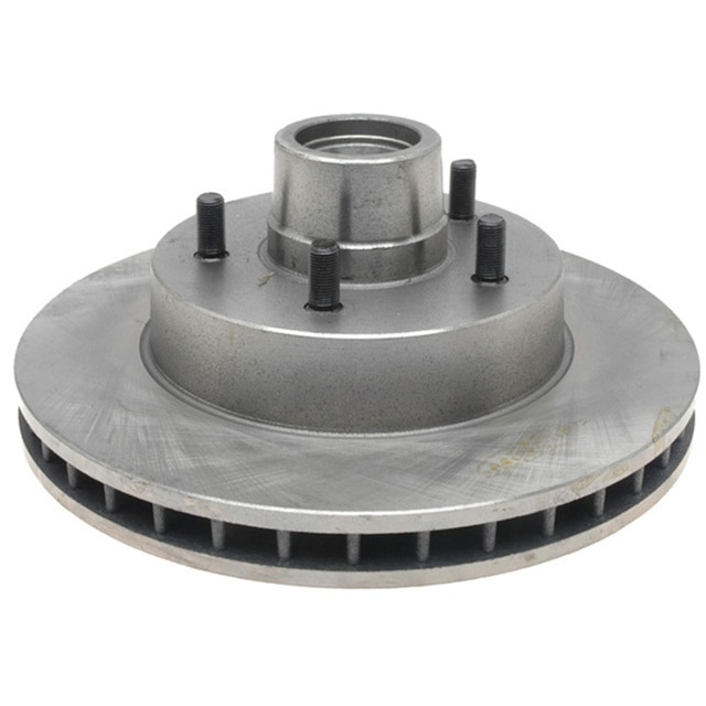 ACDelco Silver Non-Coated Front Disc Brake Rotor and Hub Assembly