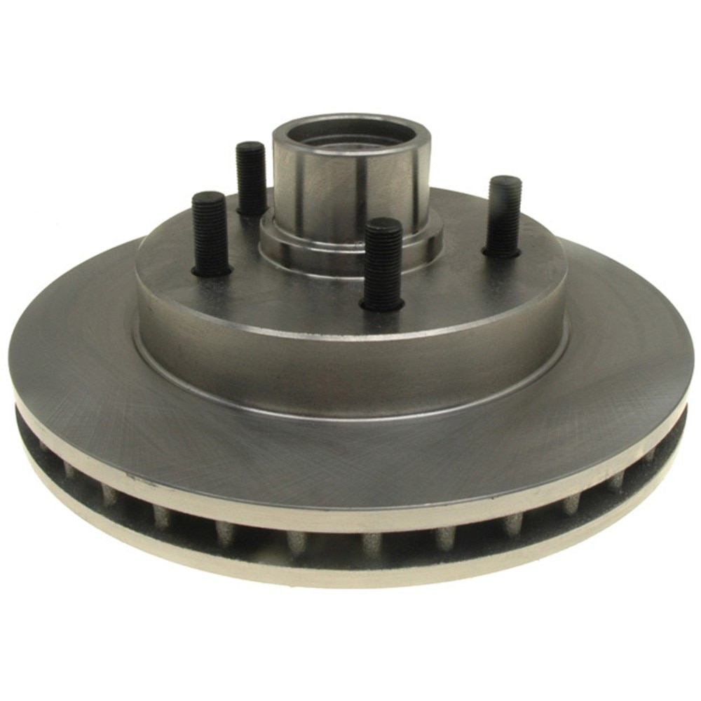 ACDelco Silver Non-Coated Front Disc Brake Rotor and Hub Assembly