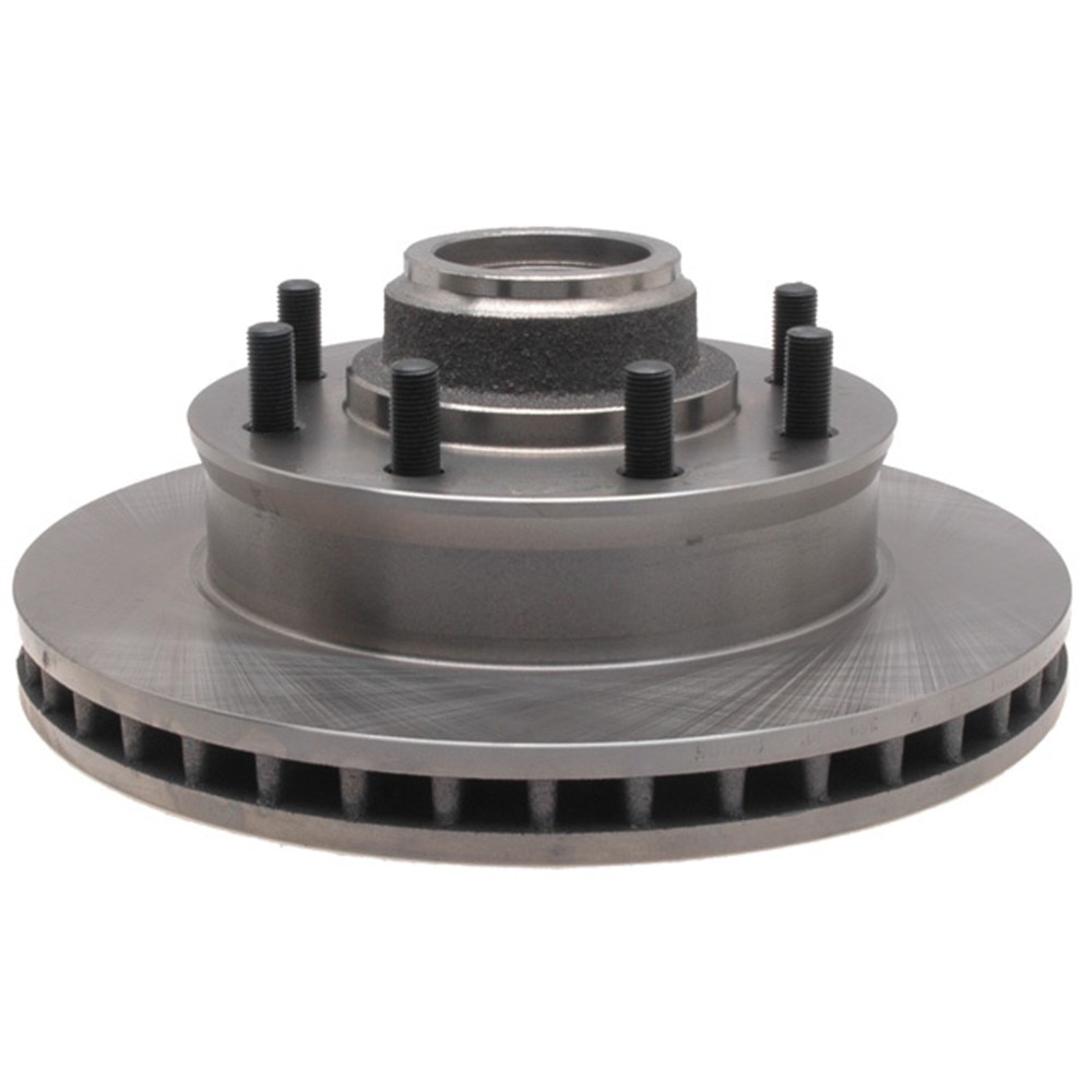 ACDelco Silver Non-Coated Front Disc Brake Rotor and Hub Assembly