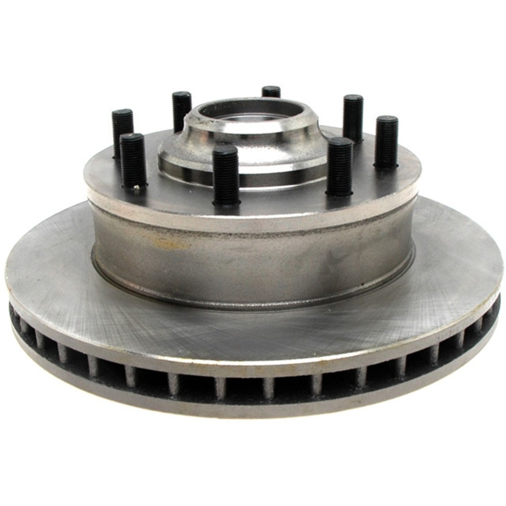 ACDelco Silver Non-Coated Front Disc Brake Rotor and Hub Assembly