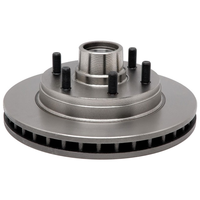 ACDelco Silver Non-Coated Front Disc Brake Rotor and Hub Assembly