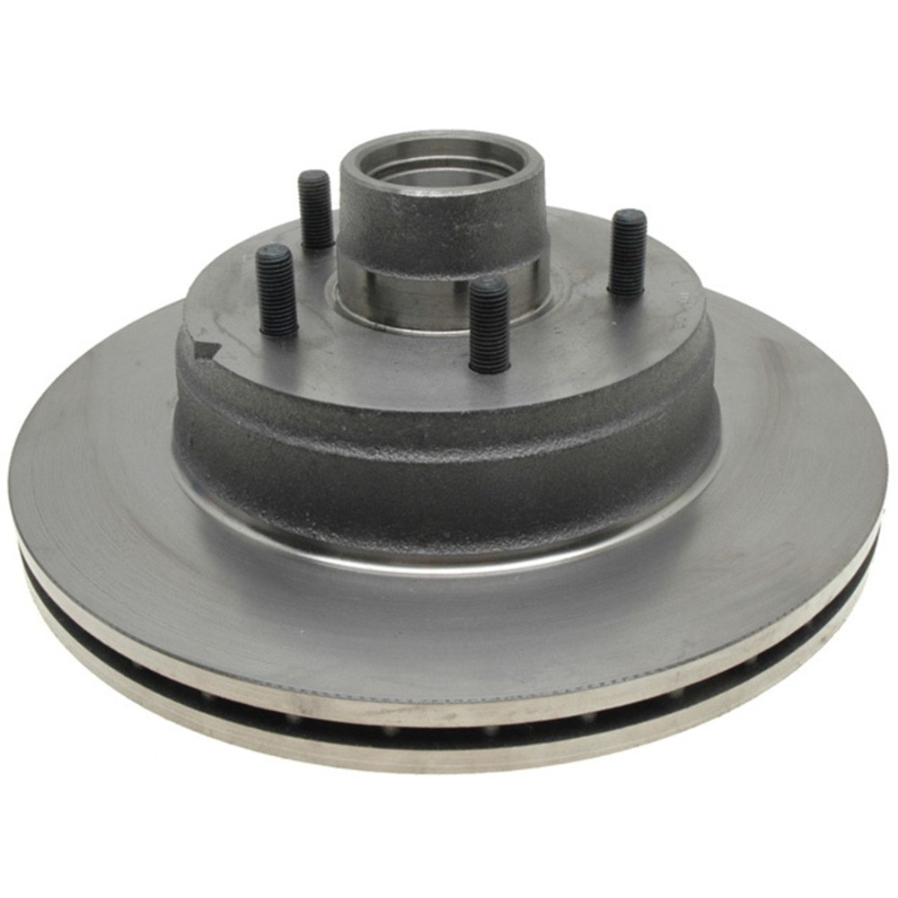 ACDelco Silver Non-Coated Front Disc Brake Rotor and Hub Assembly