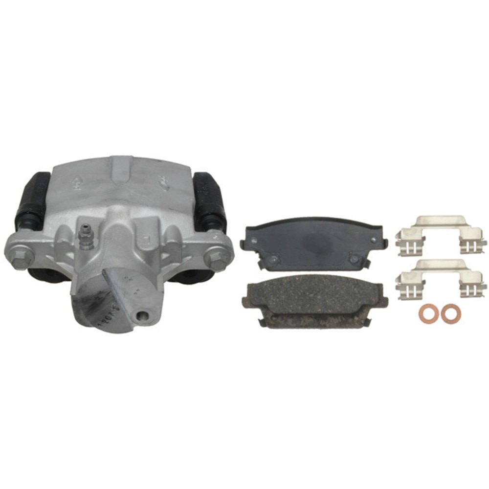ACDelco Gold Rear Driver Side Disc Brake Caliper Assembly with Ceramic Pads (Loaded Non-Coated), Remanufactured