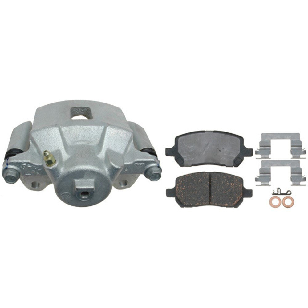 ACDelco Gold Front Driver Side Disc Brake Caliper Assembly with Ceramic Pads (Loaded Non-Coated), Remanufactured