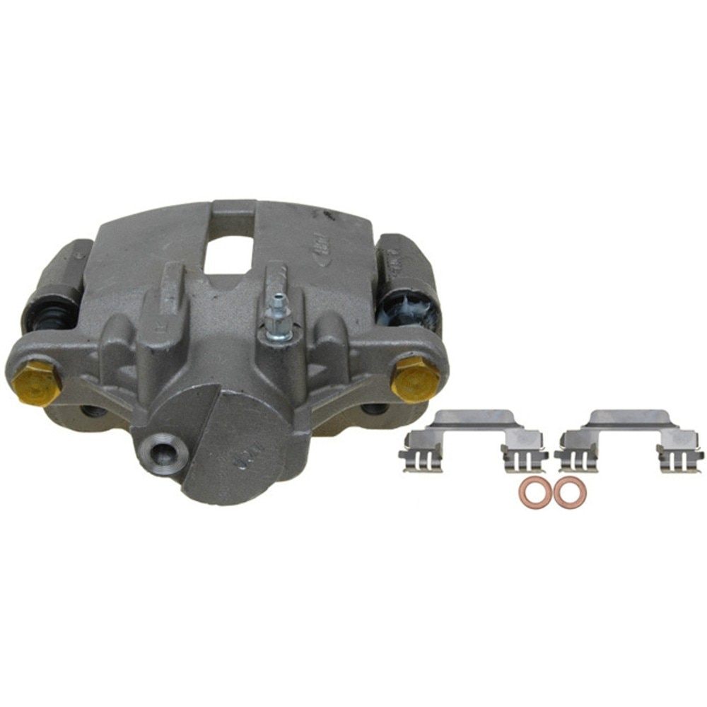 ACDelco Gold Rear Passenger Side Disc Brake Caliper Assembly (Friction Ready Non-Coated), Remanufactured