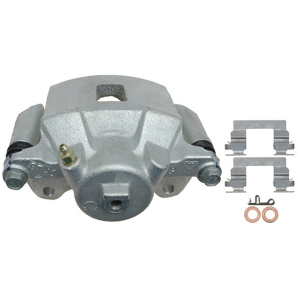 ACDelco Gold Front Driver Side Disc Brake Caliper Assembly (Friction Ready Non-Coated), Remanufactured