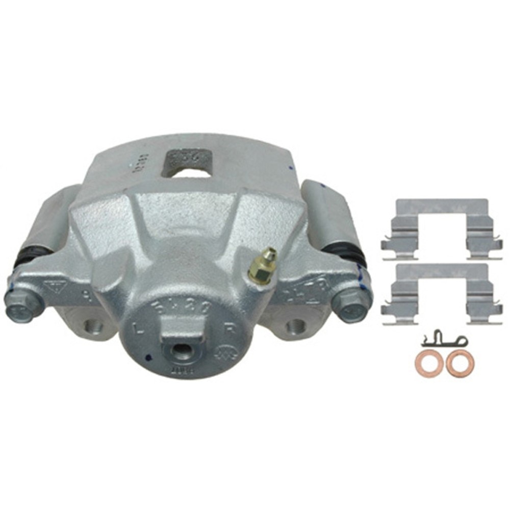 ACDelco Gold Front Passenger Side Disc Brake Caliper Assembly (Friction Ready Non-Coated), Remanufactured