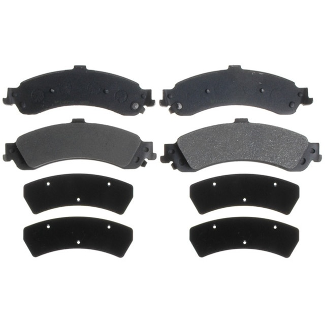 ACDelco Silver Semi-Metallic Rear Disc Brake Pad Set with Wear Sensor