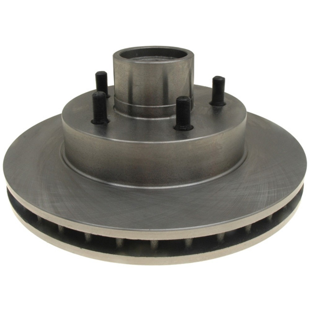 ACDelco Silver Non-Coated Front Disc Brake Rotor and Hub Assembly
