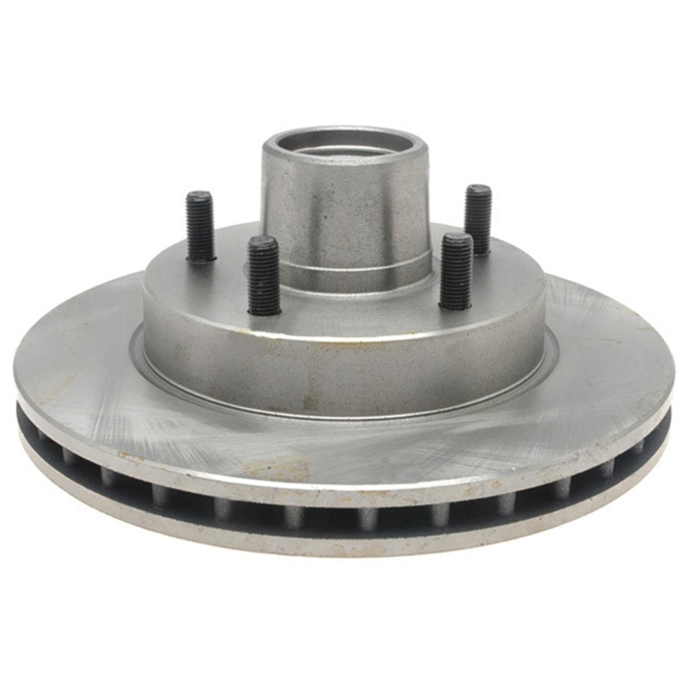 ACDelco Silver Non-Coated Front Disc Brake Rotor and Hub Assembly