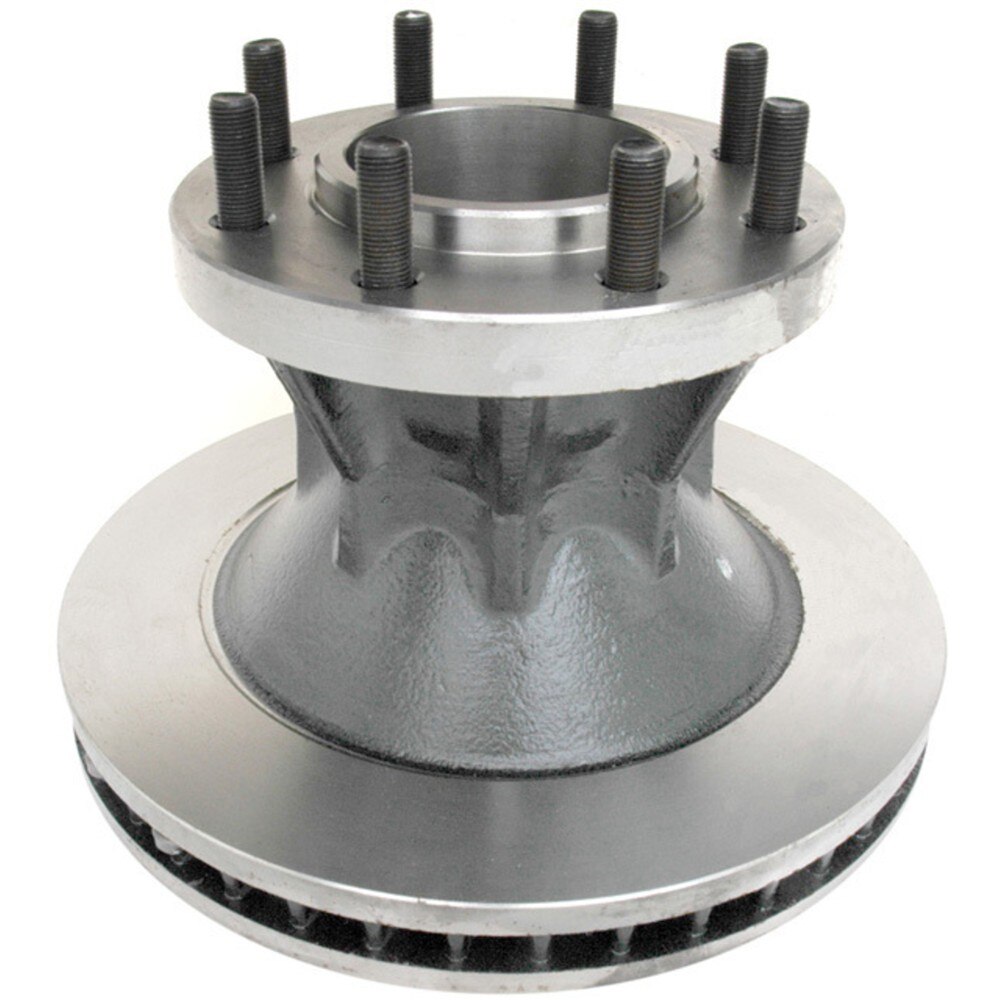 ACDelco Silver Non-Coated Front Disc Brake Rotor and Hub Assembly