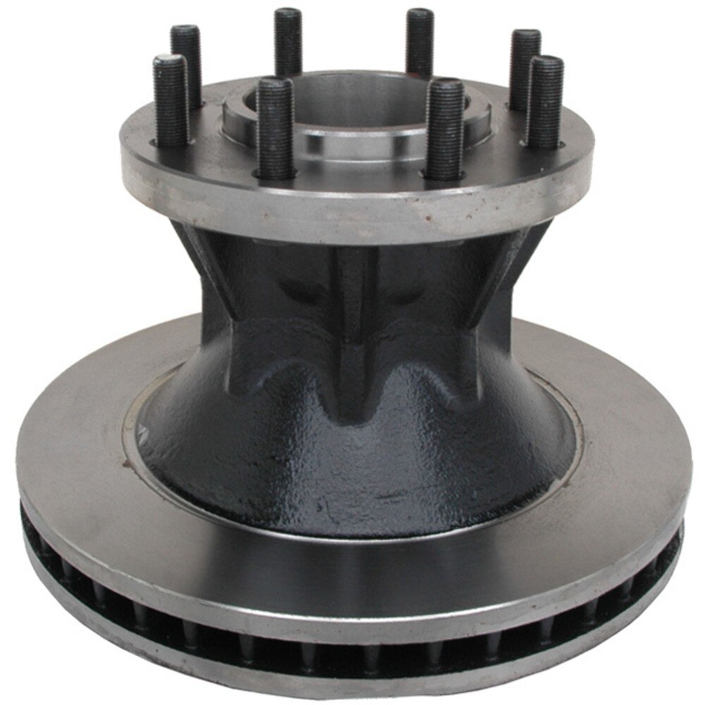 ACDelco Silver Non-Coated Front Disc Brake Rotor and Hub Assembly