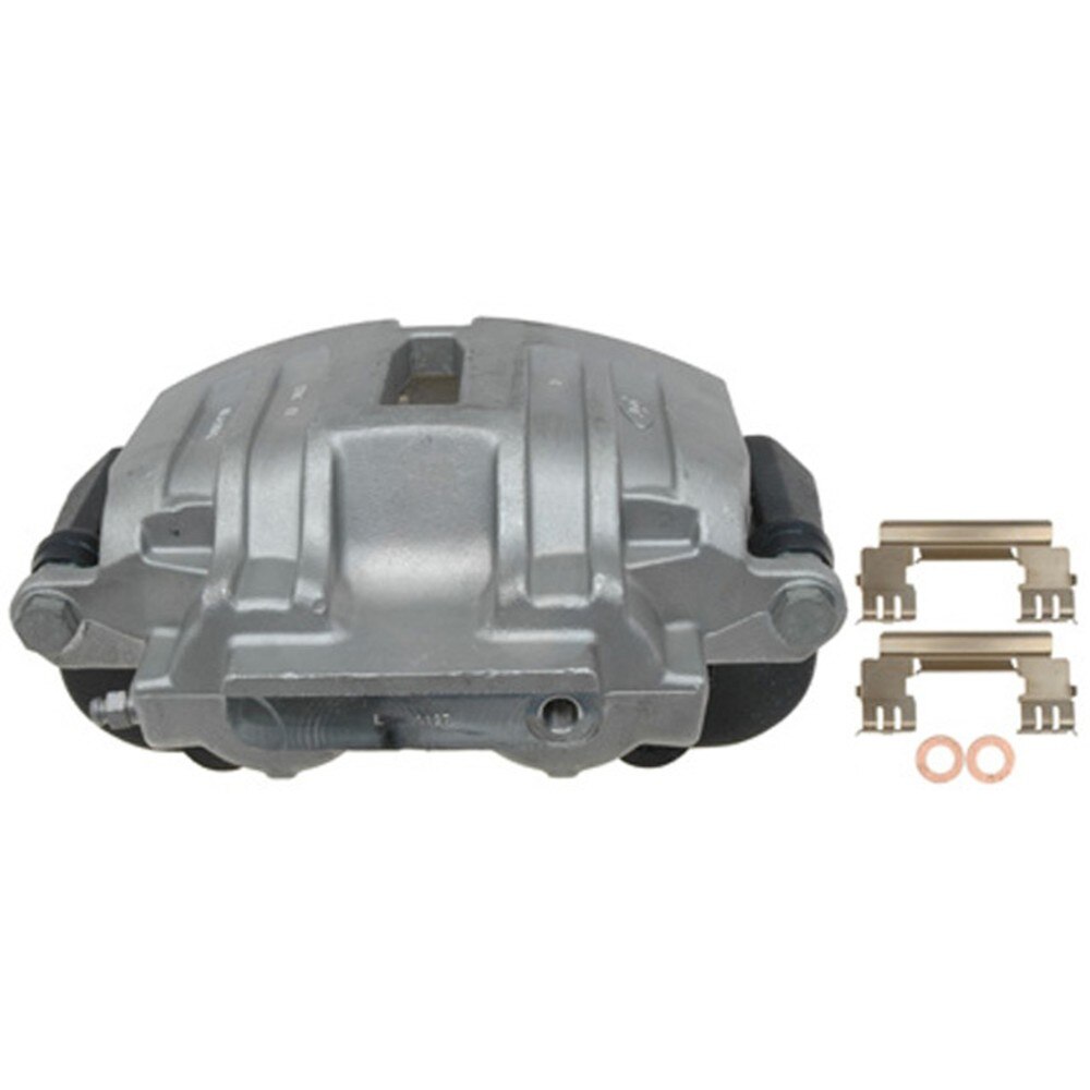 ACDelco Gold Front Passenger Side Disc Brake Caliper Assembly (Friction Ready Non-Coated), Remanufactured
