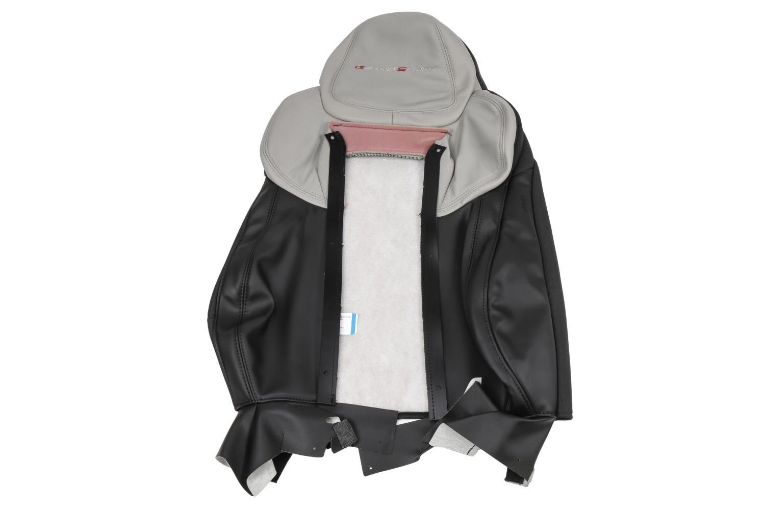 GM Genuine Parts Ebony and Light Titanium Driver Seat Back Cover
