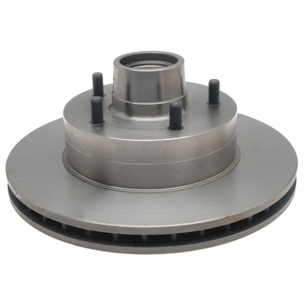 ACDelco Silver Non-Coated Front Disc Brake Rotor and Hub Assembly