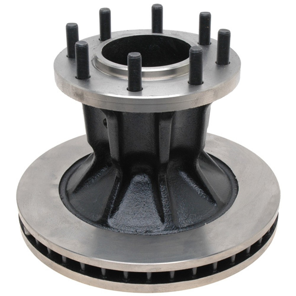 ACDelco Silver Non-Coated Front Disc Brake Rotor and Hub Assembly