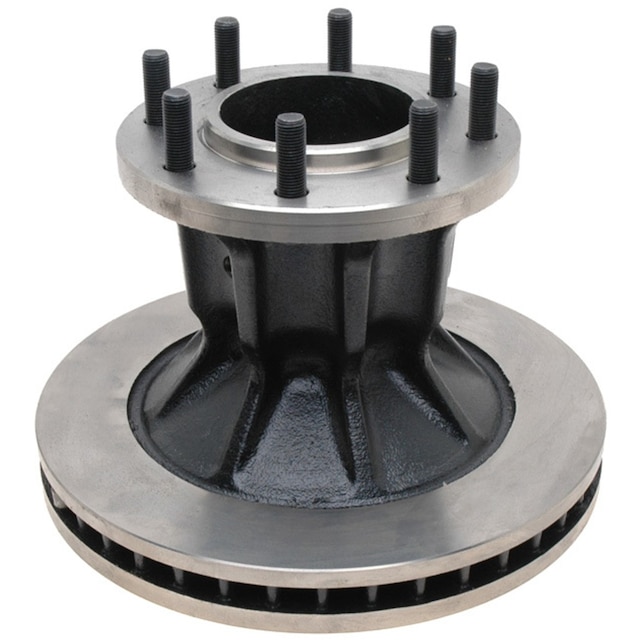 ACDelco Silver Non-Coated Front Disc Brake Rotor and Hub Assembly