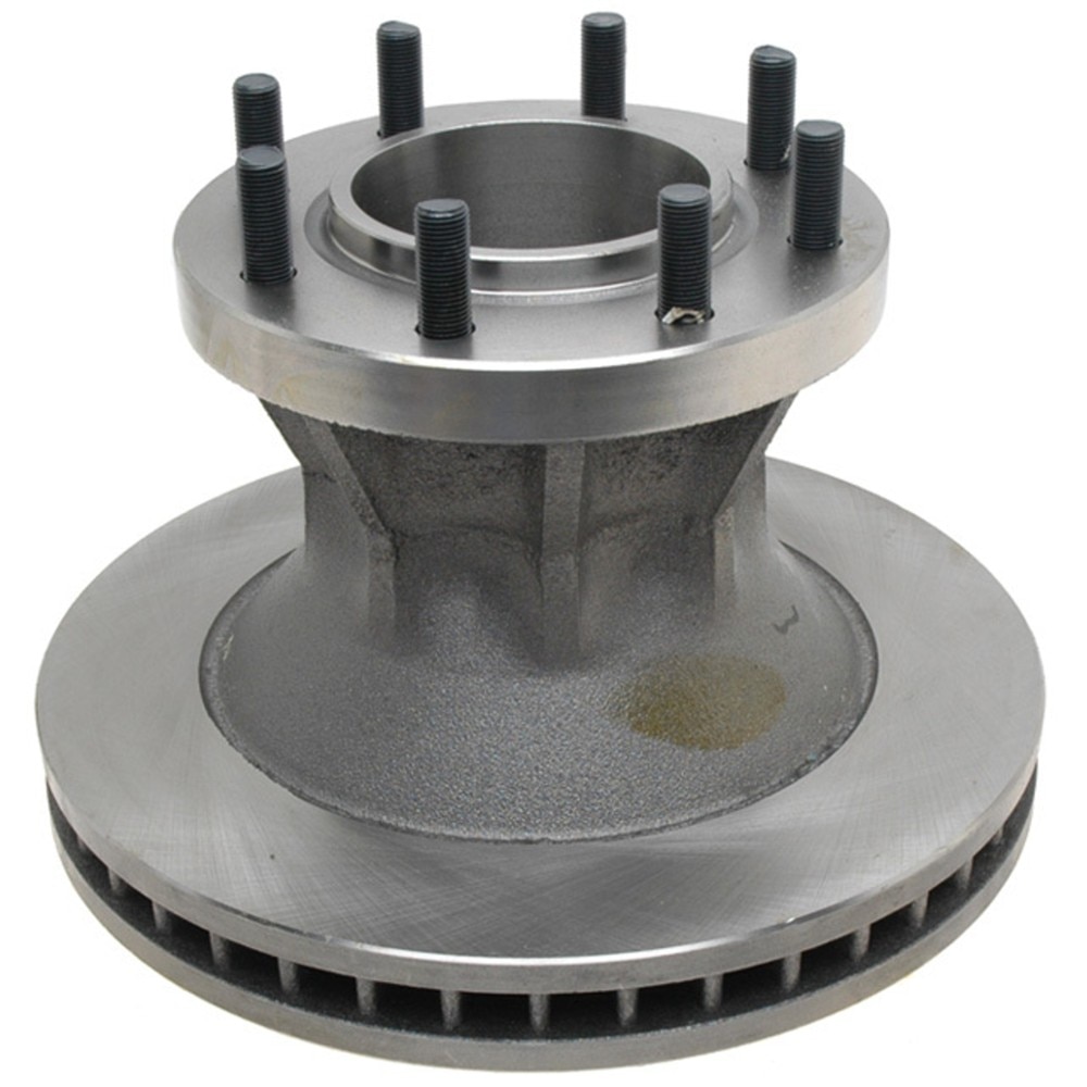 ACDelco Silver Non-Coated Front Disc Brake Rotor and Hub Assembly